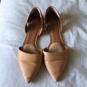 Madwell Beige D’orsay Flats